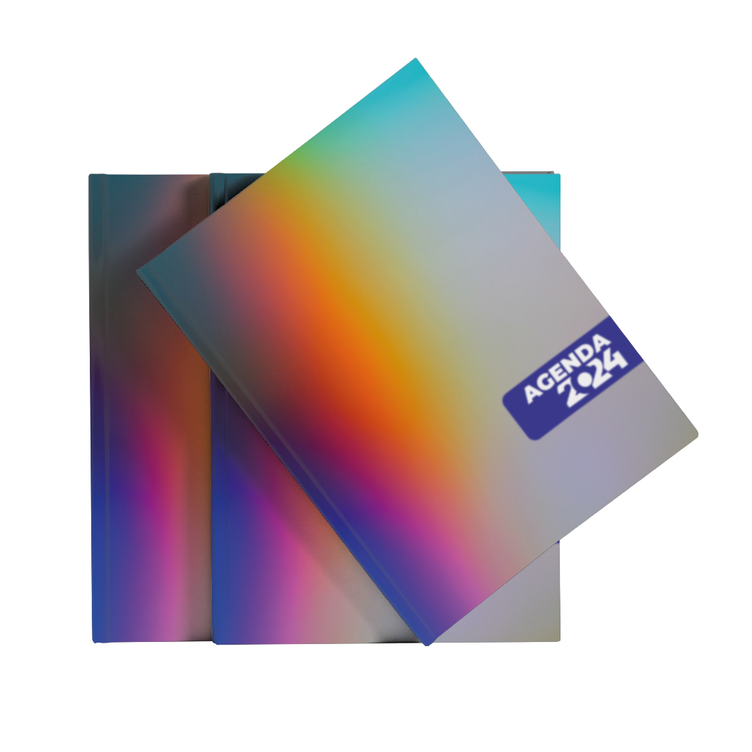 Agenda-2024-com-Lombada-quadrada-15x21cm-RAINBOW-GRADIENT-15-x-21-Frente-colorida-(4x0)-Couche-150g-(Brilho)